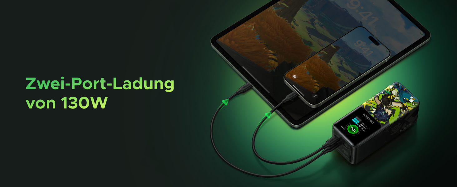 20000mAh Capazität 100W fast charge schnell laden für laptop