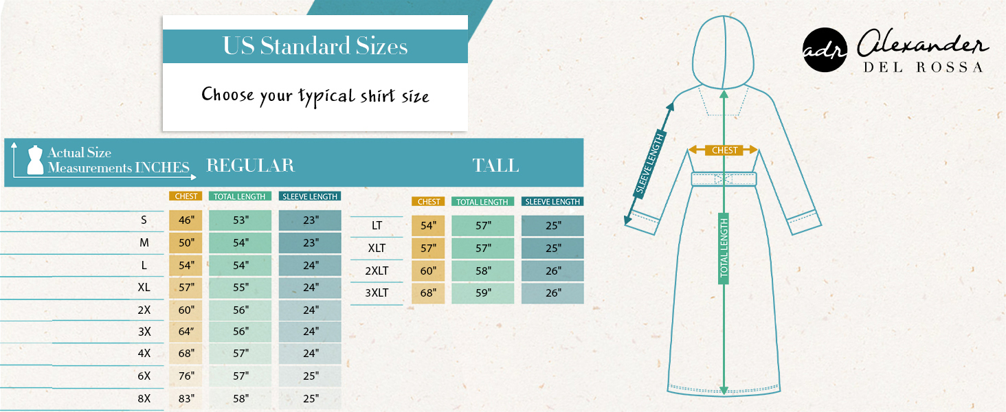 Alexander Del Rossa Mens Robe, Plush Fleece Hooded Bathrobe Men, Men's