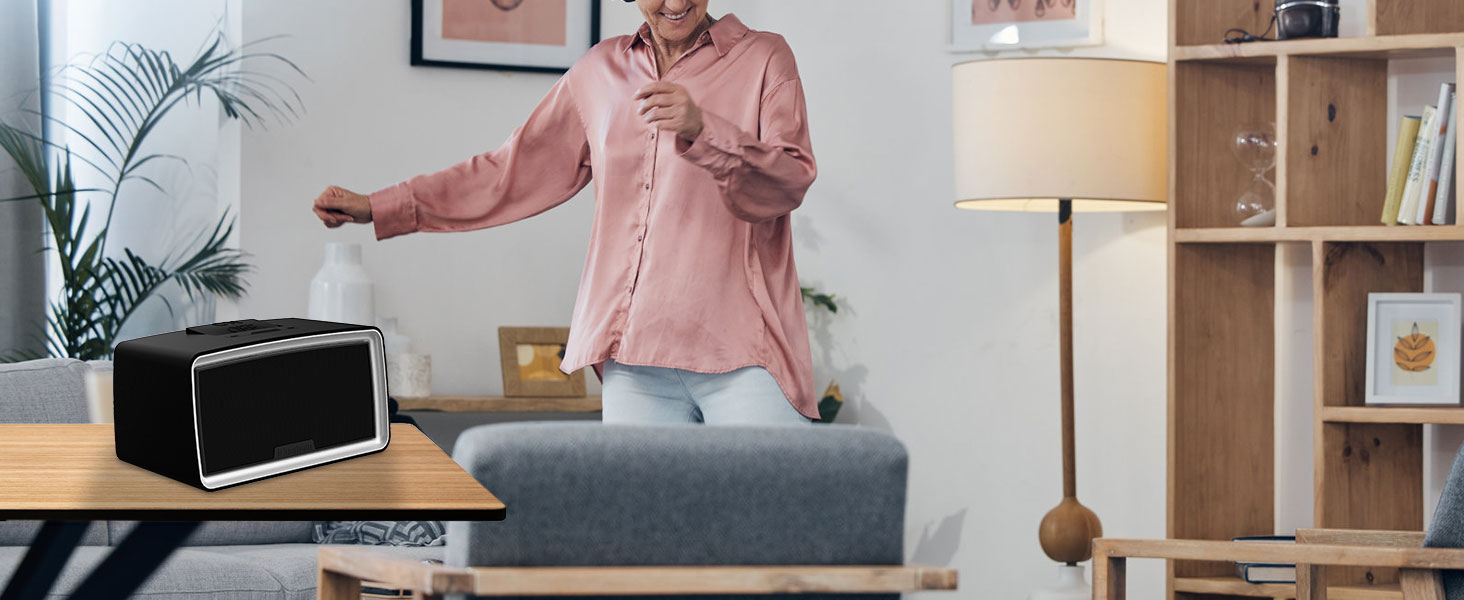 iGuerburn Dementia Music Player for Elderly, Memory Loss, Vision