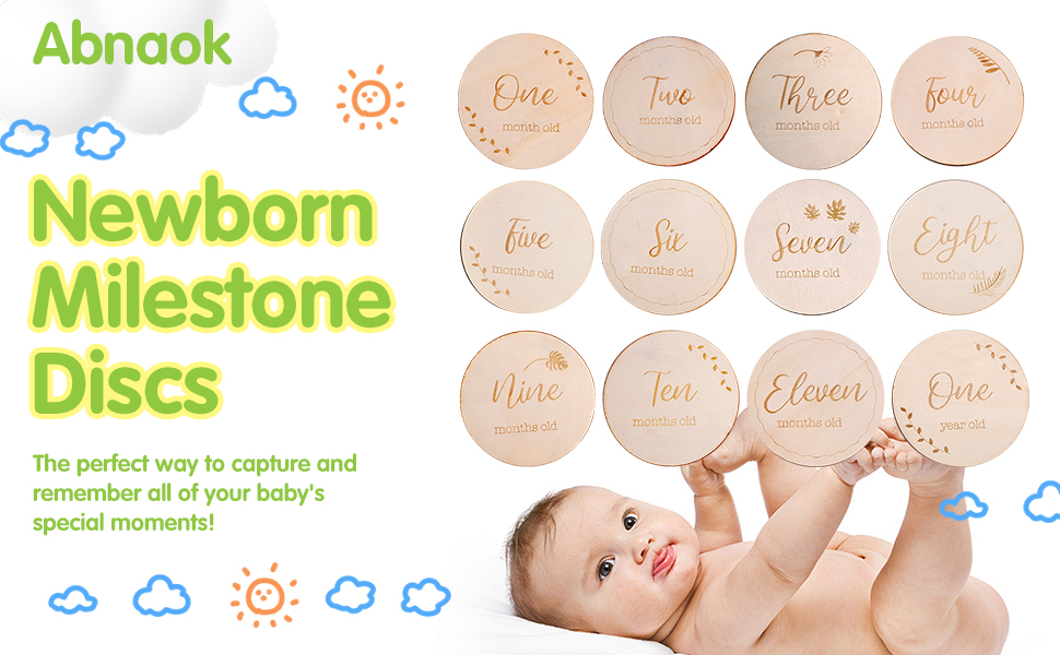 baby milestone cards