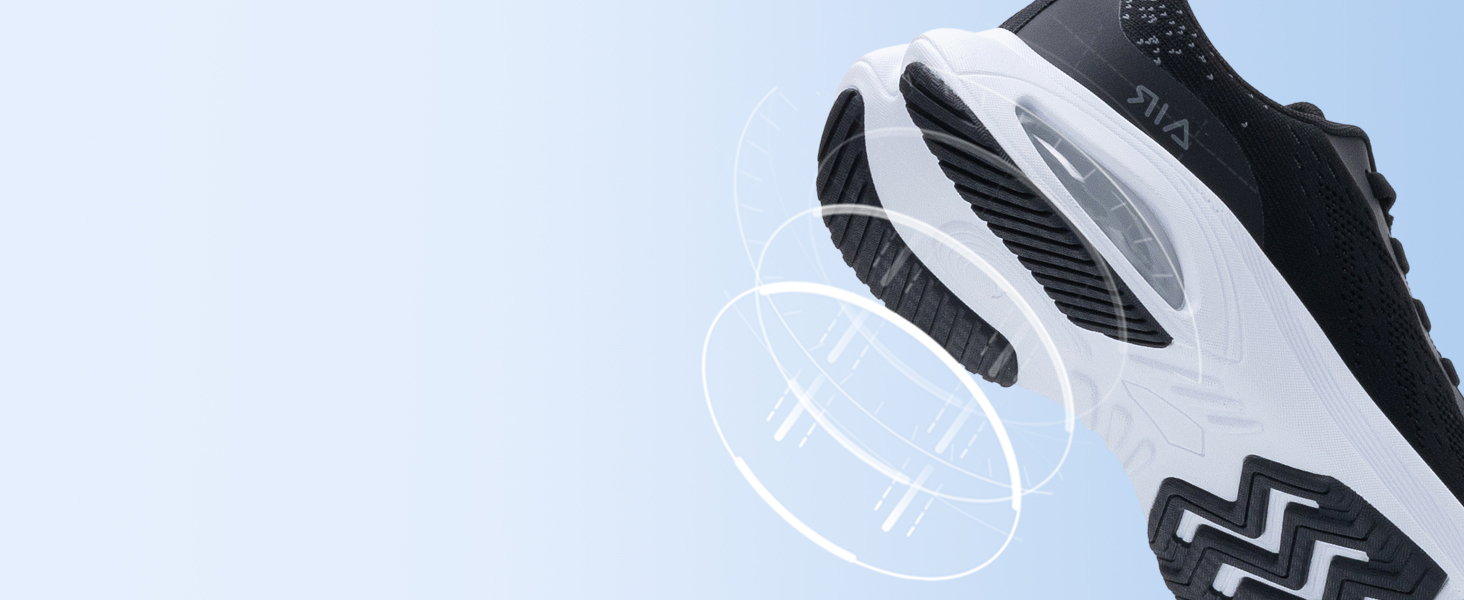 Air cushioning women running shoes