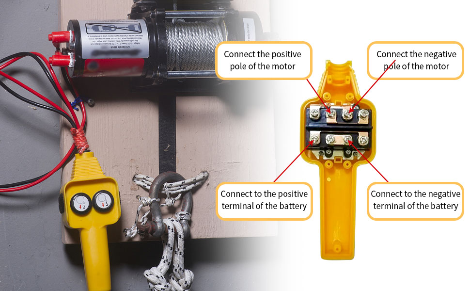 Zreneyfex Wired Winch Control Handle, Winch Wired Controller Hand