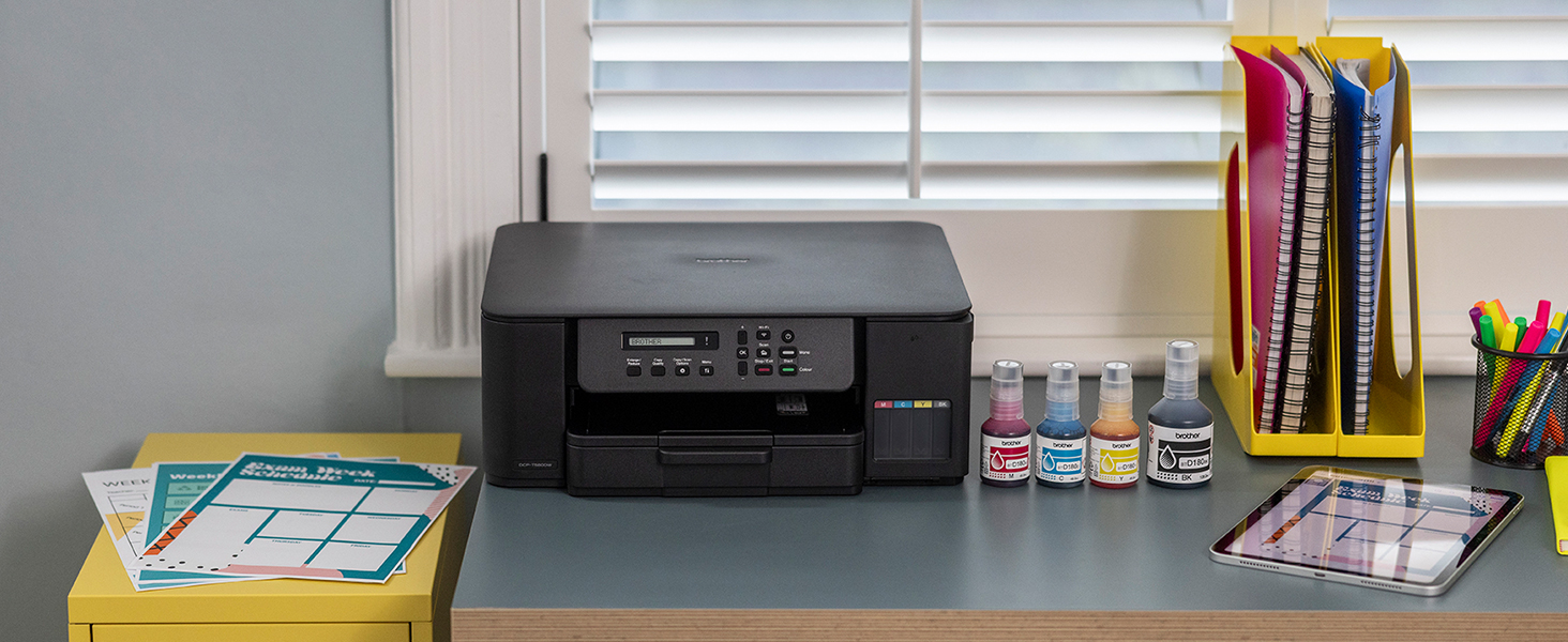 Brother DCP-T580DW Wireless, A4 Inkjet Printer | Tankbenefit | 3-in-1 ...