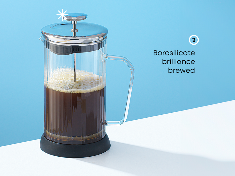 Amazon.com: JoyJolt Fluted French Press Coffee and Tea Maker