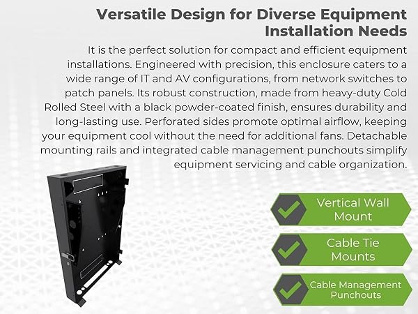 LBUILDDRAGONSCALE サーバイン 29-EY0818-16 Amazon.com: NavePoint 3U Vertical Server Rack Enclosure, Low