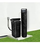 Sobana Water Softener Cover with Plush Lining,Outdoor Insulated Water Softener Tank Cover with To...