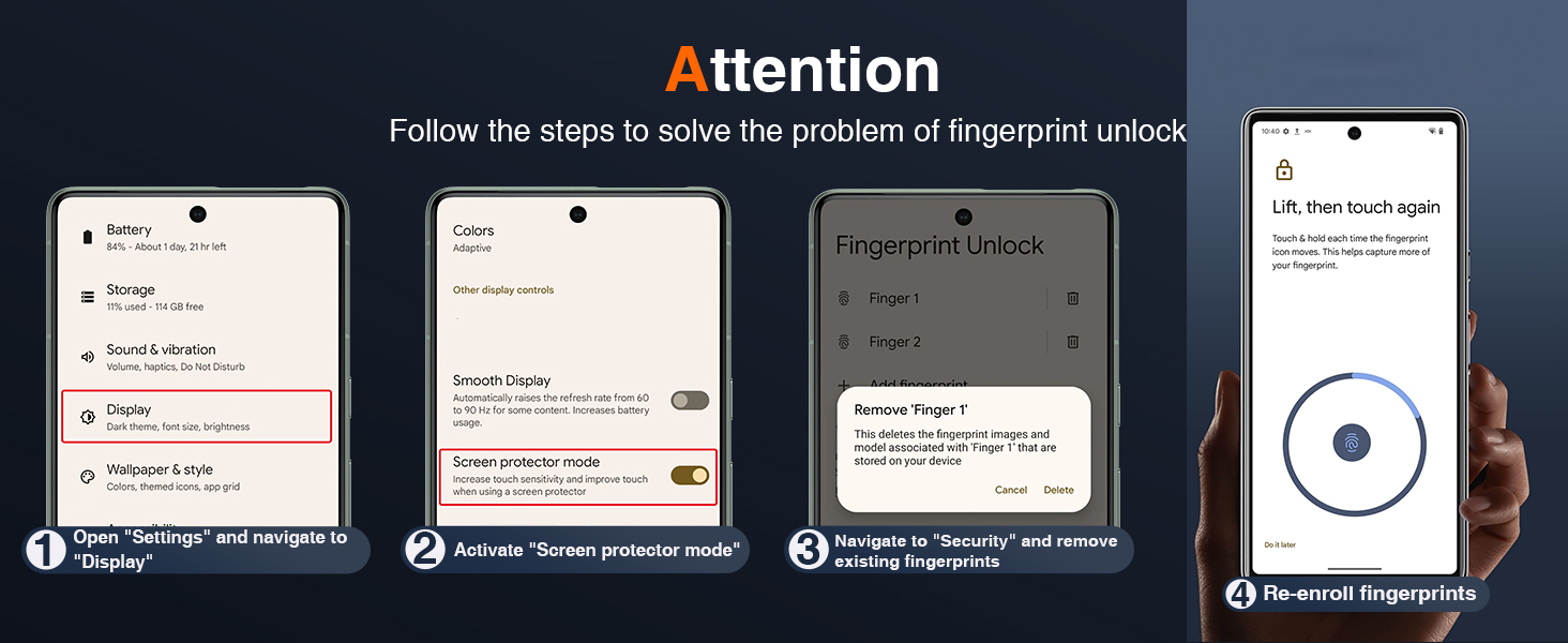 Google Pixel 8 Screen Protector