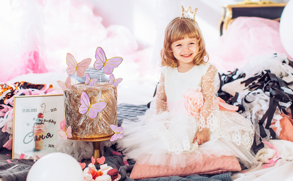 ZIOYA 60 Stücke Schmetterlinge Tortendeko Schmetterling Kuchen Cupcake ...