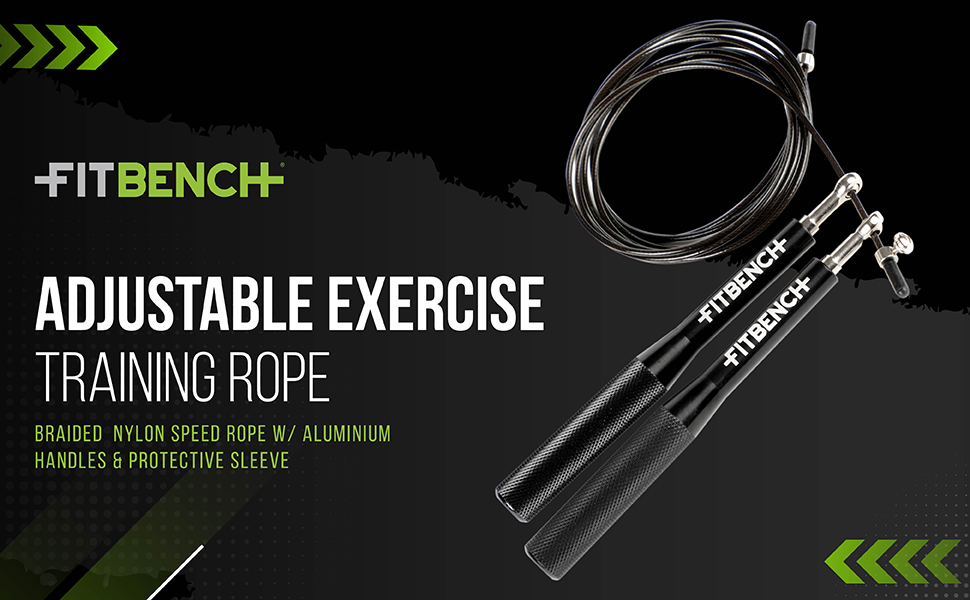 Adjustable Exercise Training Rope Braided Nylon Speed