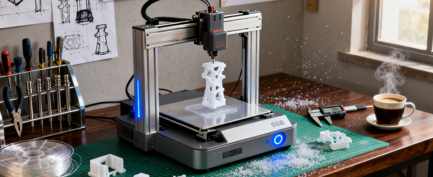 JOY FUTURE PLA Matte 3D Printer Filament, PLA Filament Neatly Wound 3D Printing Filament 1.75mm, Dimensional Accuracy +/- 0.02 mm, Fit Most FDM 3D Printers, 1kg Spool (2.2lbs) (White) 20 JOY FUTURE 3D Printing Filament