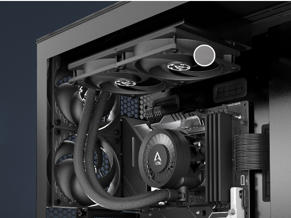 PC用ファン・クーラー ARCTIC LIQUID FREEZER III 280 BLACK Arctic Liquid Freezer III 280 A-RGB Multi Compatible All-in