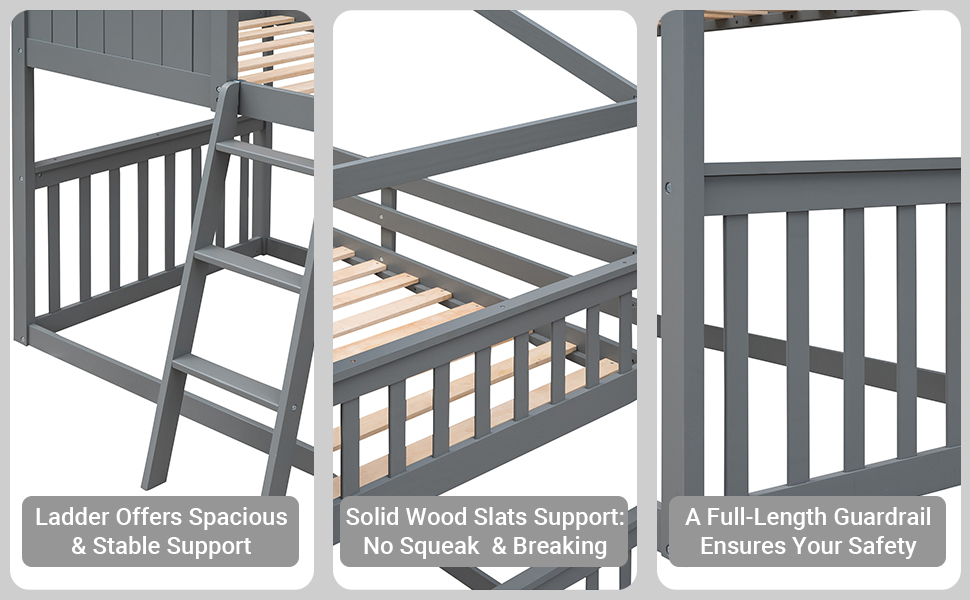 house bunk bed details