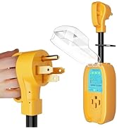 MECMO RV Surge Protectors 50 Amp Circuit Analyzer 4200 Joules, RV Power Defender Voltage Protecto...