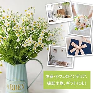 Amazon｜Kugusa 野の花 小花 造花 フェイク ナチュラル グリーン