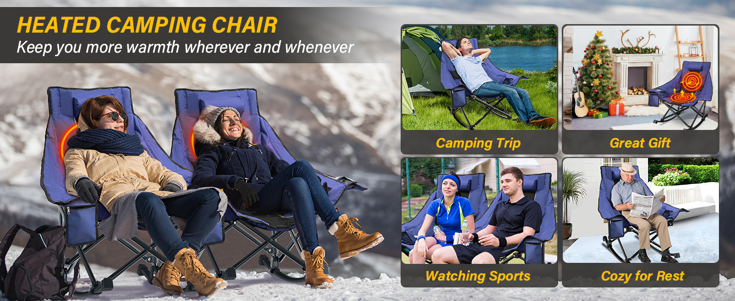 heated camping chair