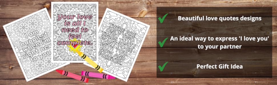 Romantic coloring gift