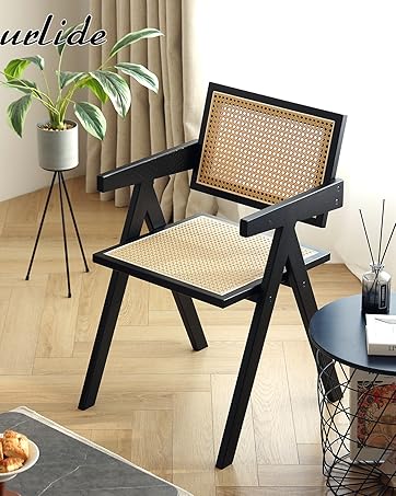 Amazon.com: Furlide Rattan Folding Chairs, Modern Mid