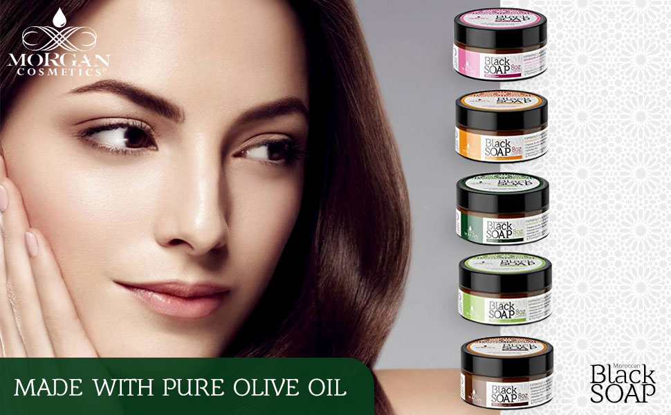 Moroccan Black Soap With Pure Olive Oil