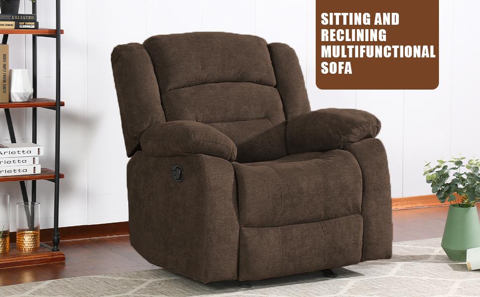 Recliner Chair Single Recliner Sofa Ergonomic Lounge Chair