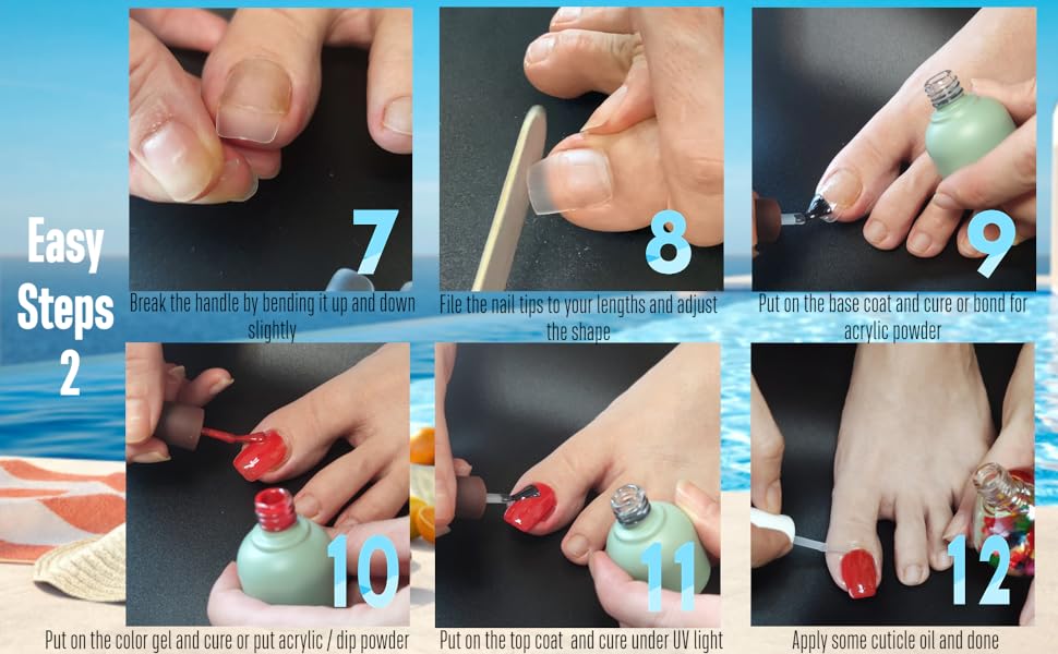 how to use long toe nails