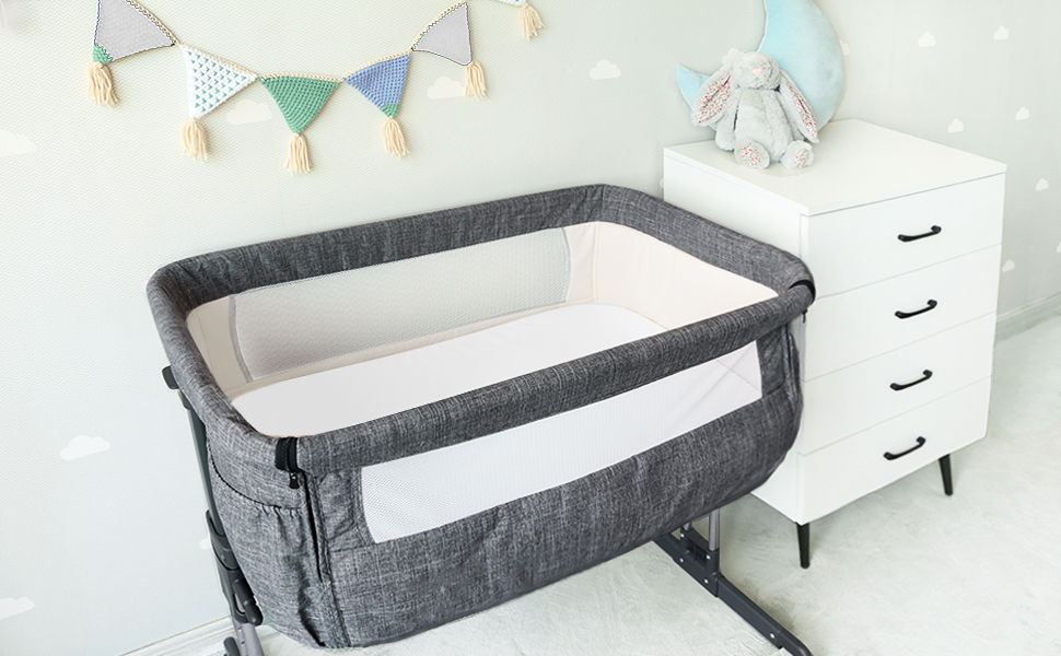 Biloban Waterproof Mattress Pad Cover Compatible with FisherPrice Soothing