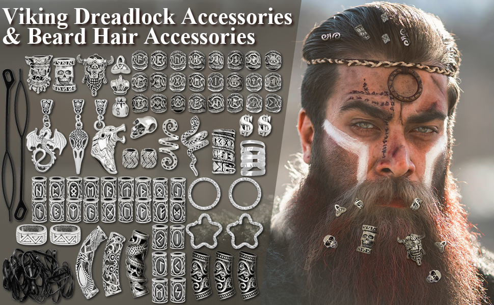 Viking Dreadlock Accessories