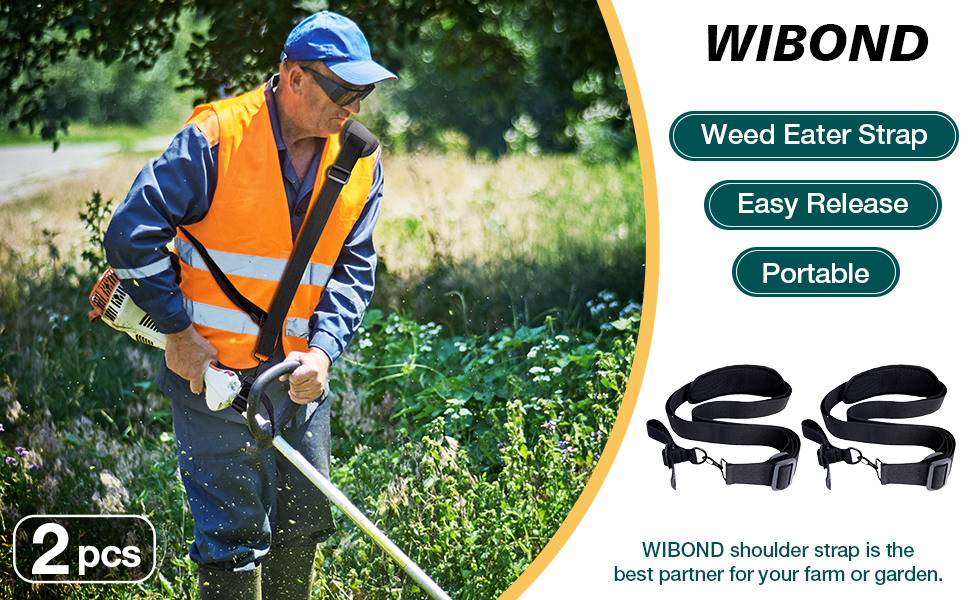 WIBOND 2PCS Weed Eater Strap String Trimmer Strap