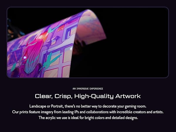 Clear, Crisp, High-Quality Artwork