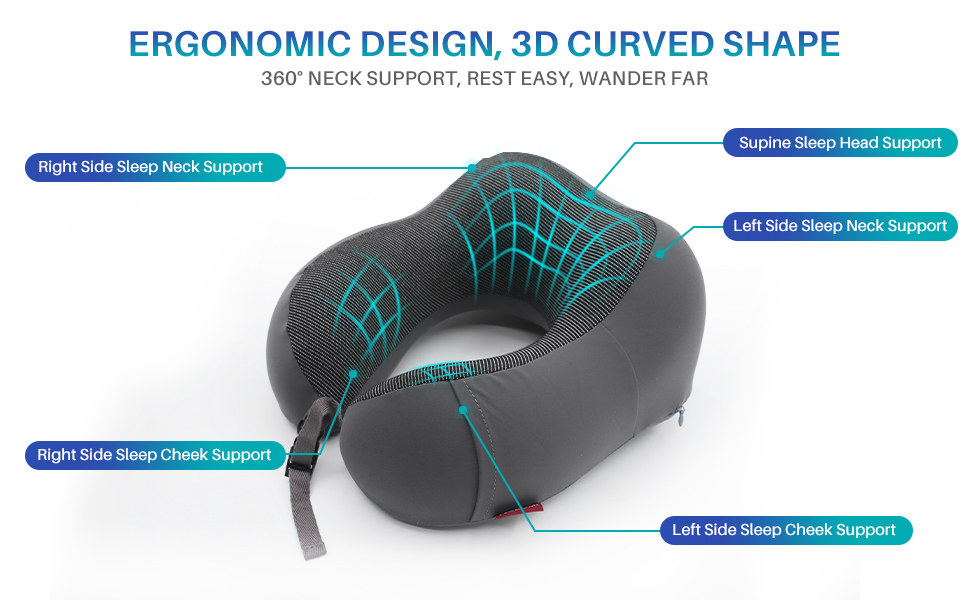 memory foam travel pillow