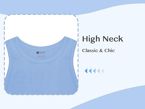 Sleeveless Square Neck Workout Top