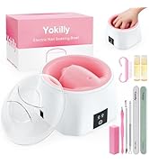 Yokilly Nail Soaking Bowl Heated: 50% Faster Nail Soak off Bowl for Women Nail Beginner - Electri...