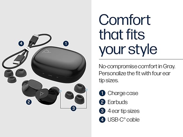 Amazon.com: Poly – Voyager Free 20 – True Wireless Earbuds