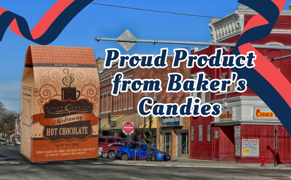 Baker's Candies Meltaways Hot Chocolate Mix (14 Oz, Pack of 1) Instant Hot