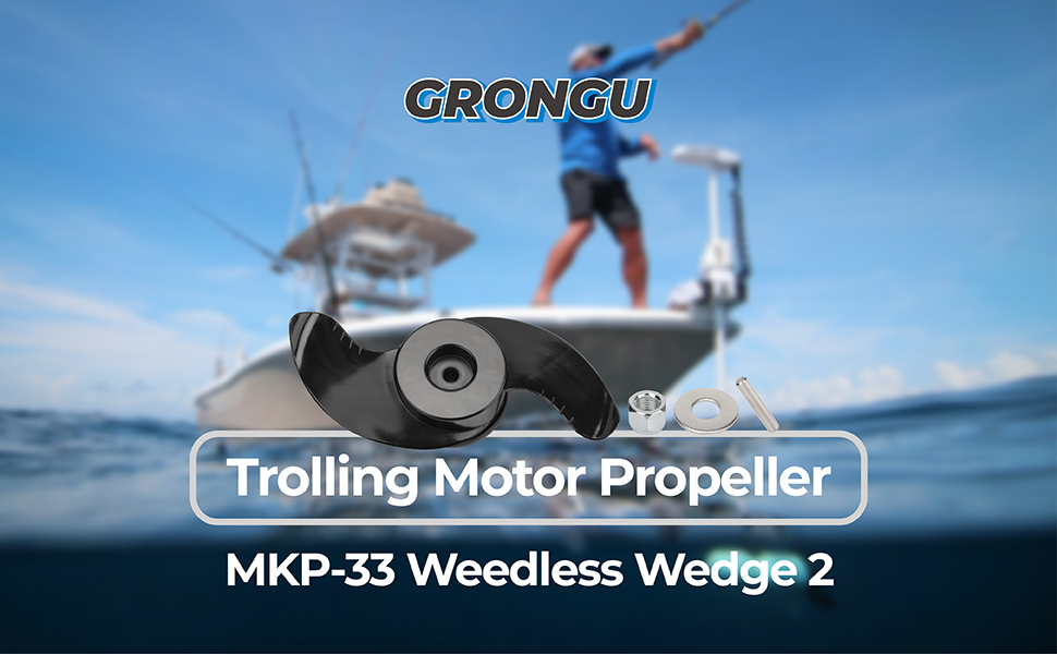 Elica WEEDLESS Wedge MINN KOTA MKP-2 2061121 - Per Propulsori Elettrici, Design Antialghe
