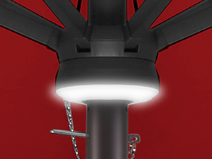 patio umbrella with lights