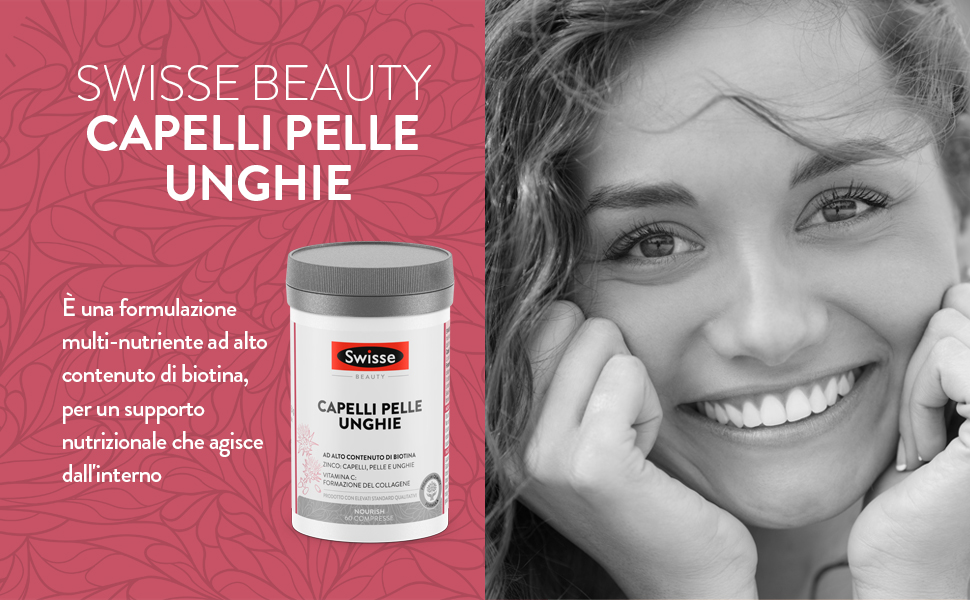 swisse capelli pelle unghie integratore integratori biotina vitamina vitamine