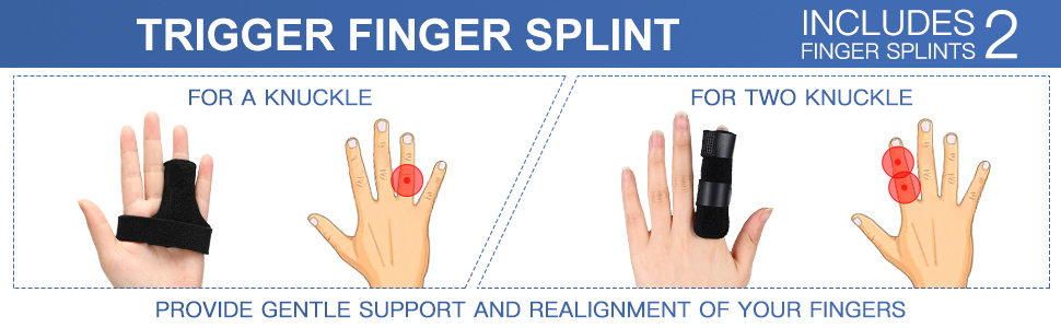 straight finger sling