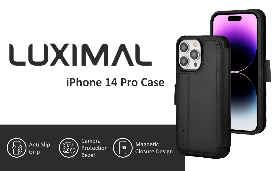 LUXIMAL iphone 14 promax 用 ケース DR129 マイクロファイバー