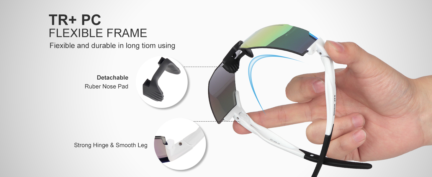 Cycling Sunglasses for Men Women Polarized Sports Sunglasses, Baseball Sunglasses