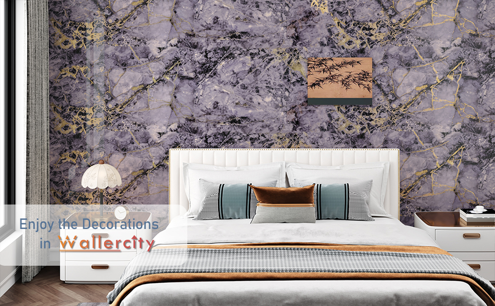 Peel and Stick black/green Marble Wallpaper