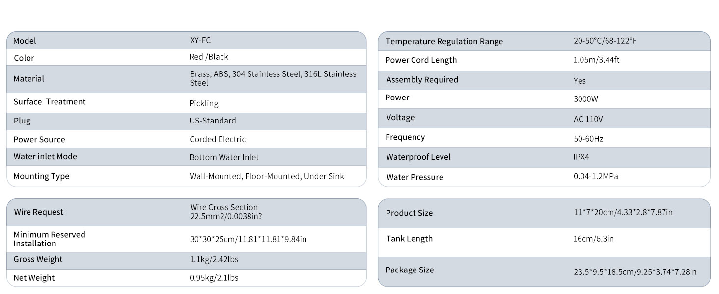 small water heater