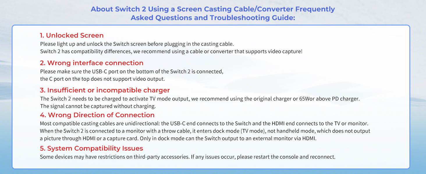 Switch2 TV MODE