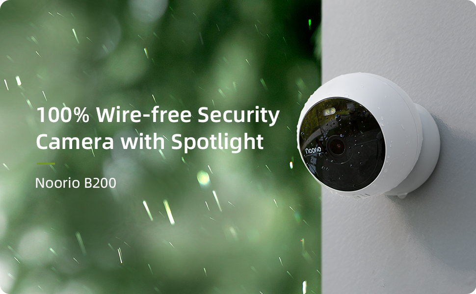 Noorio B200 Security Camera Wireless Outdoor, 1080p Home