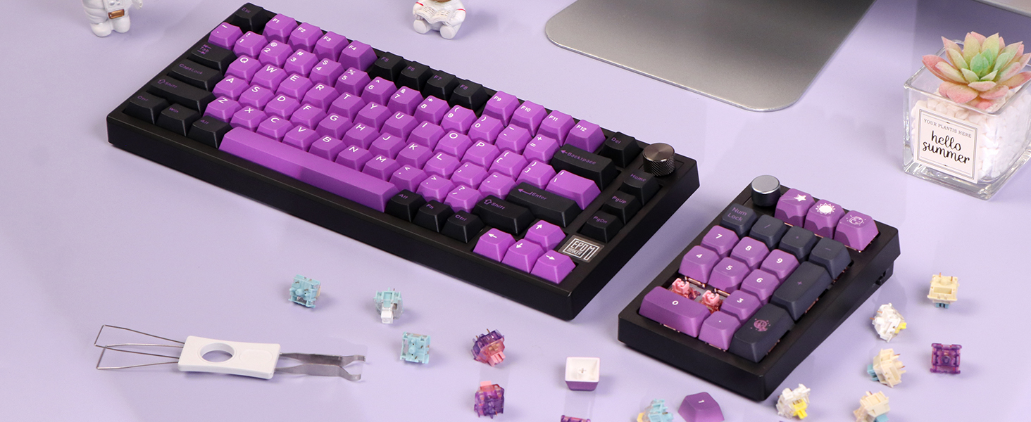 EPOMAKER Sea Salt Silent Mechanical Keyboard Switches Set