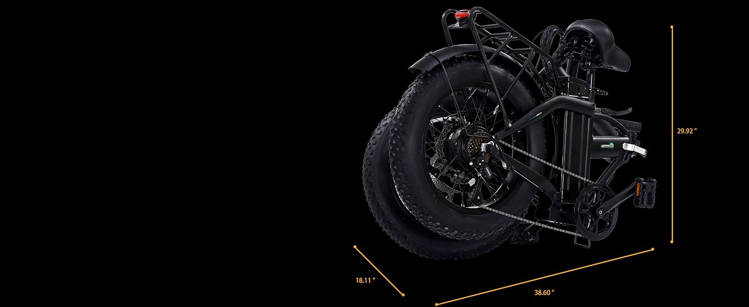 Detailed view of the TRIOBLADE electric bike's components including the motor, battery, and frame