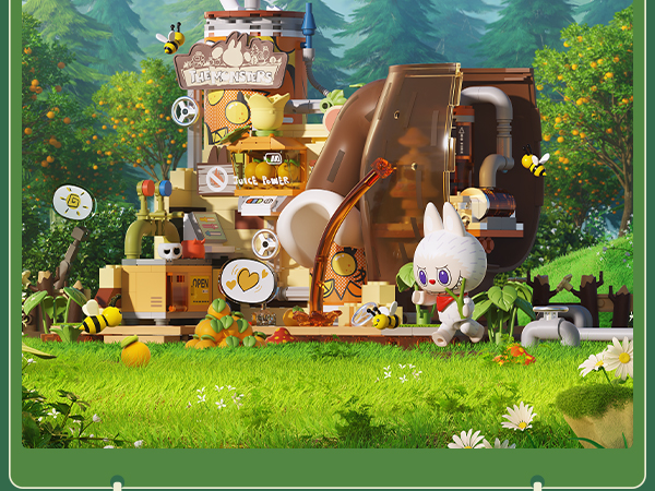 特撮 THE MONSTERS Forest Secret Base Amazon.com: The Monsters Forest Secret Base Series Blocks