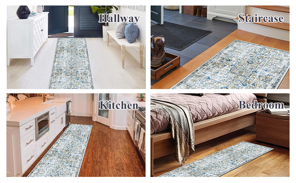 RUUGME Rugs for Bedroom Comfortable Vintage Area Rug Carpet