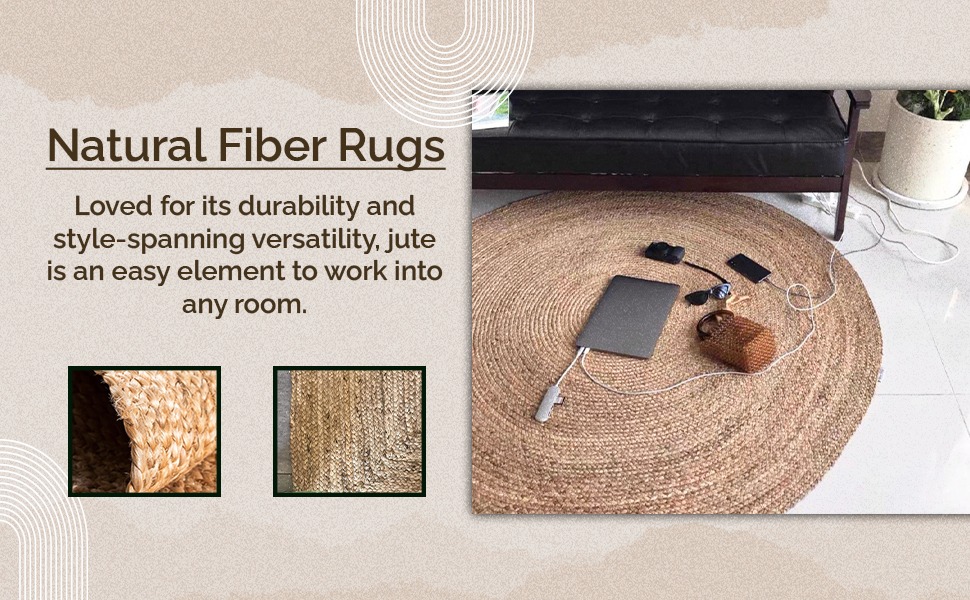 round rug jute