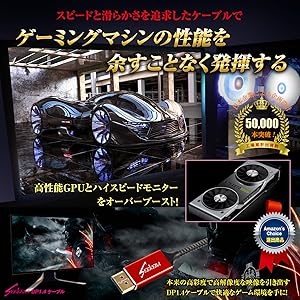Amazon.co.jp: SeekEra ディスプレイポート ケーブル DisplayPort DP1