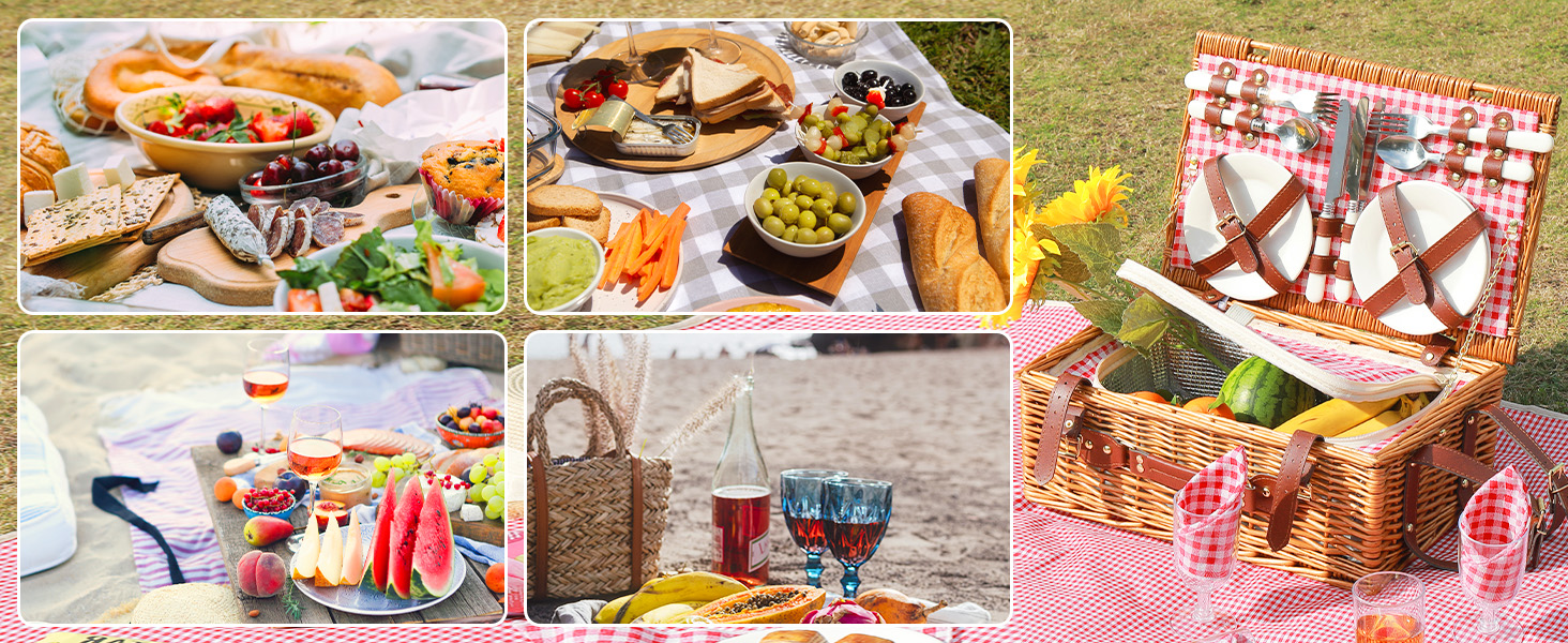 picnic baskets